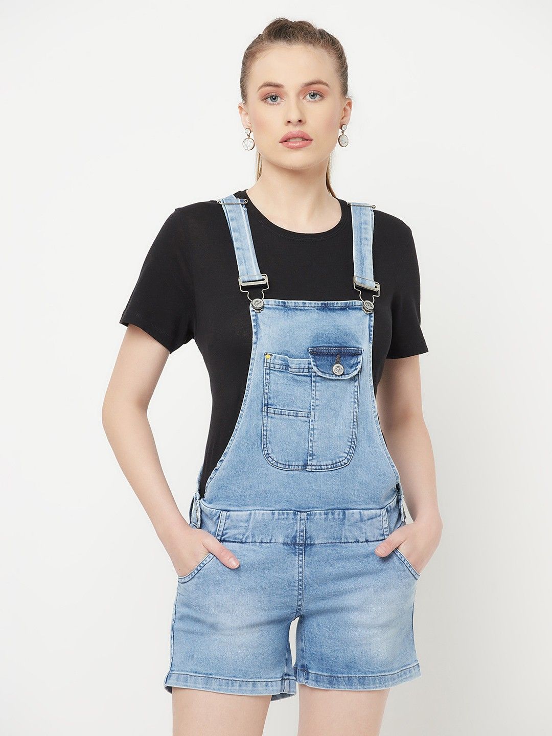 crimsoune club Women Blue Dungaree-picture-15