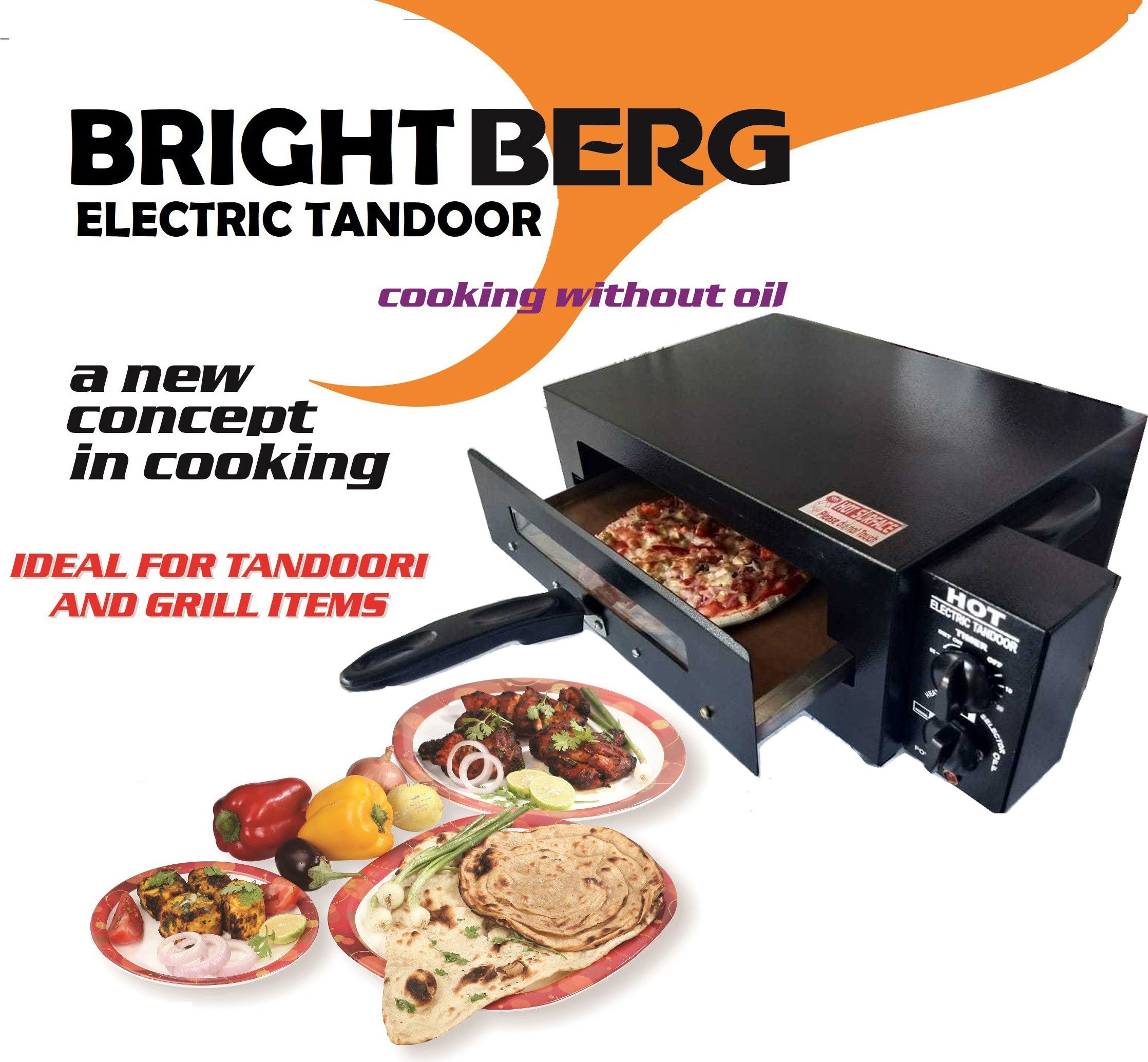 Heavy Weight Electric Tandoor For Home with Automatic Timer & Heat Controller Electric Tandoor-image-20