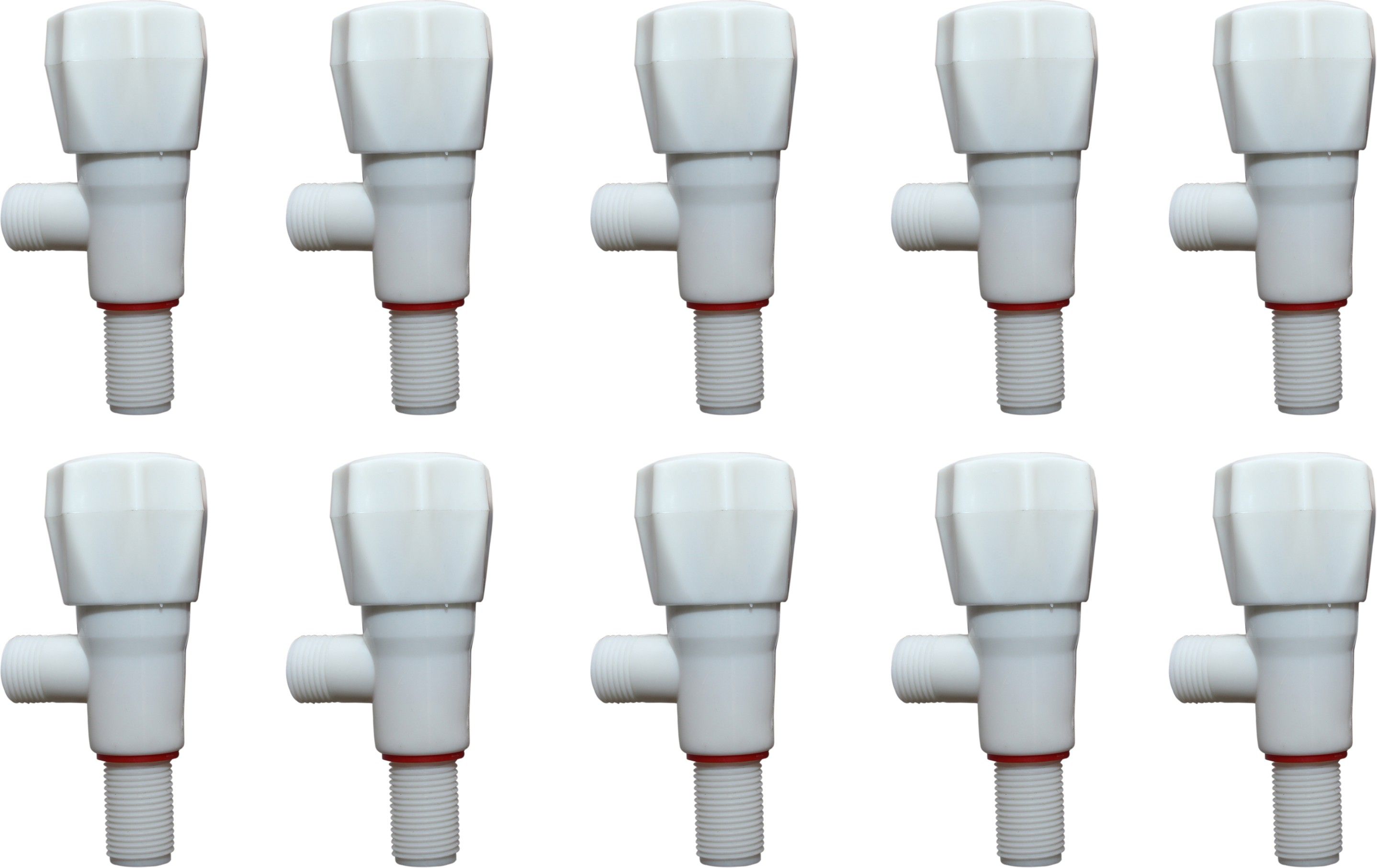 droptech Plastic PVC & P.P. Stop Cock/Tap Angle Valve/Angular Stop Cock with Wall Flange Pvc Angel Valve Angel cock Taps Angle Cock Faucet-picture-33