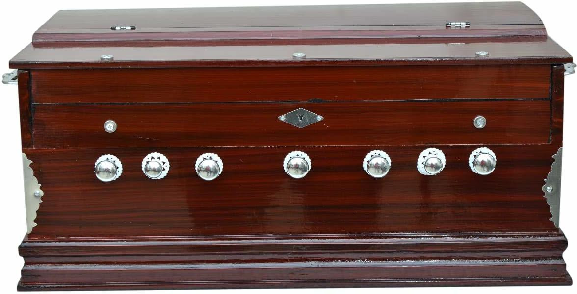 maga mart 39 Keys Double Bellow Harmonium 3.2 Octave Hand Pumped Harmonium image 1