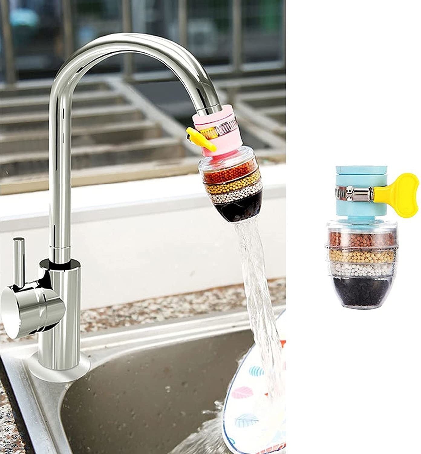 actrovax IXI®-219-FV-Purifier Filter Cartridge Six Layer Water Filter Tap Mount Water Filter-picture-8