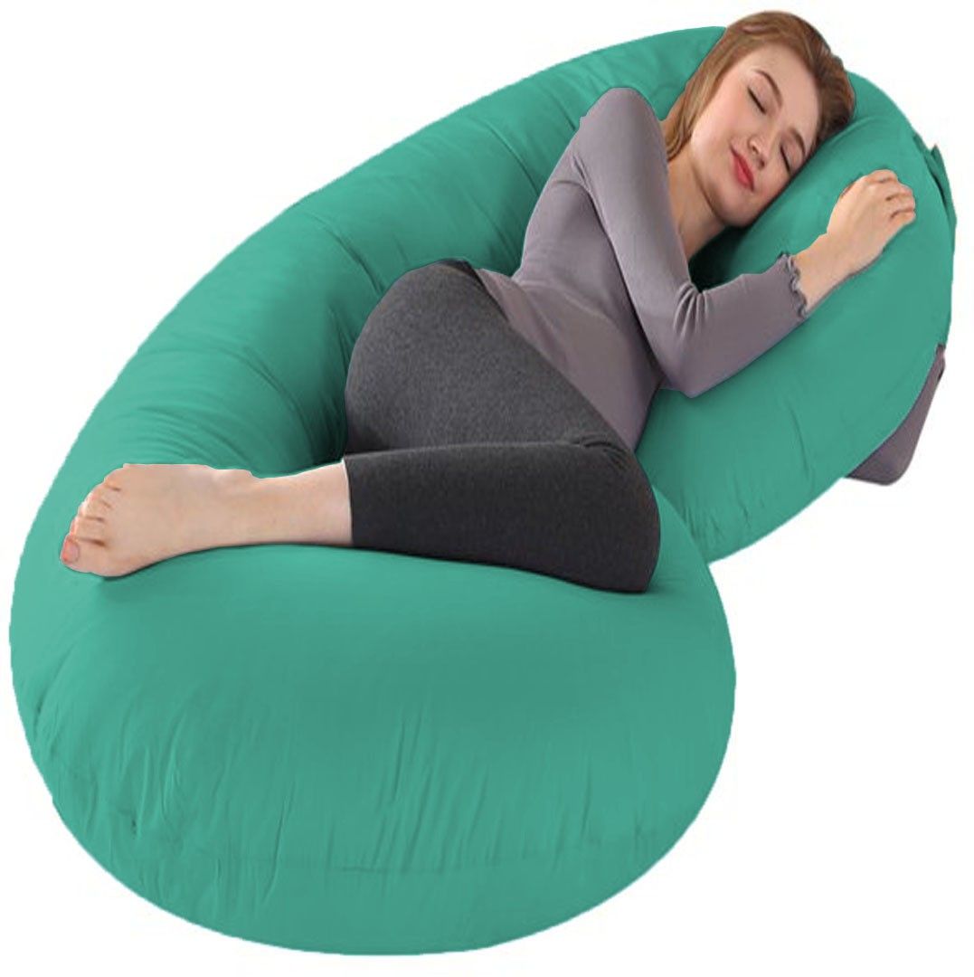 texlux Microfibre Pregnancy Pillow Pack of 1 Solid-picture-16