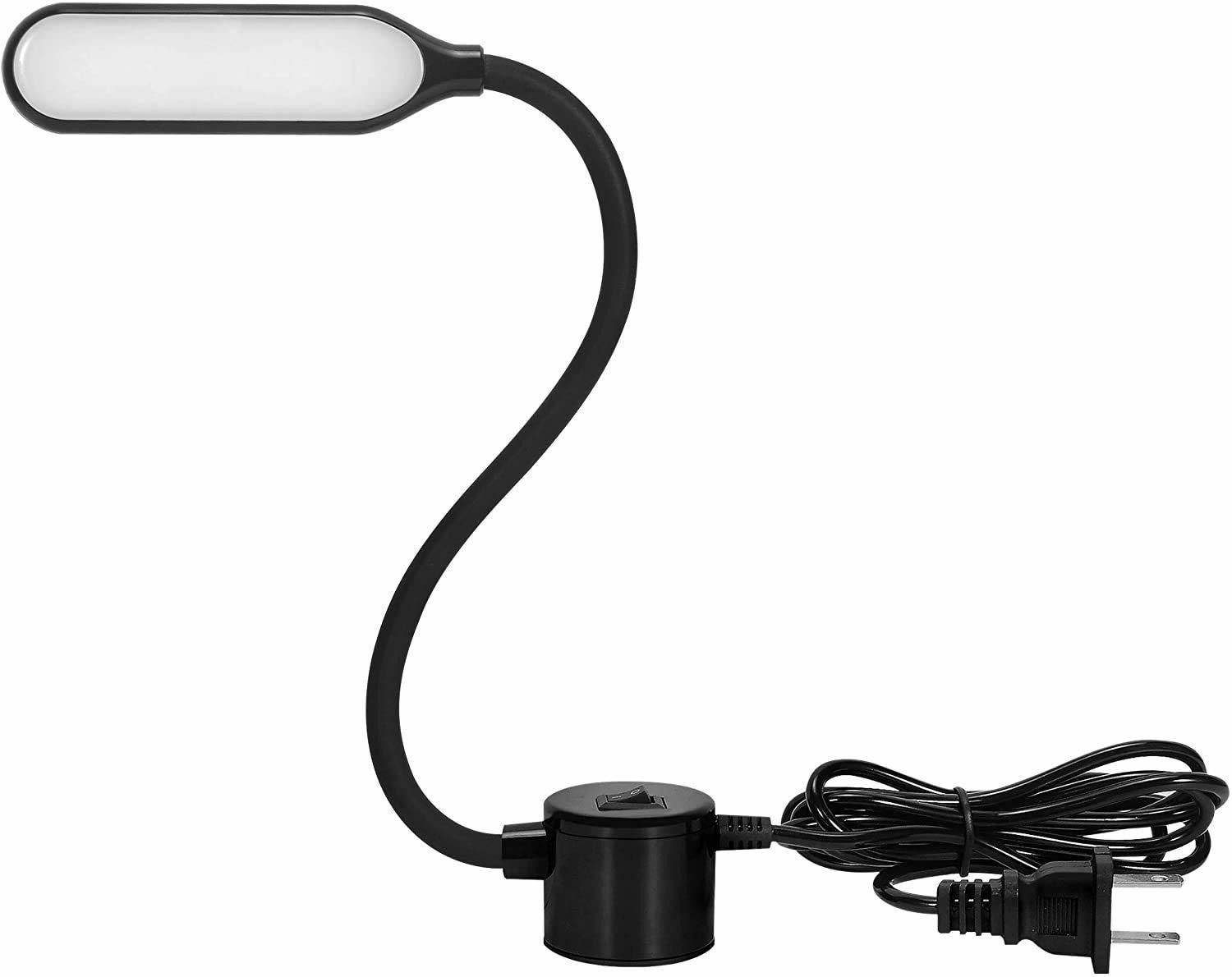 Sewing Machine Light, 6W 12LED's Daylight LED Work Lamp with Flexible Gooseneck Study Lamp-image-40