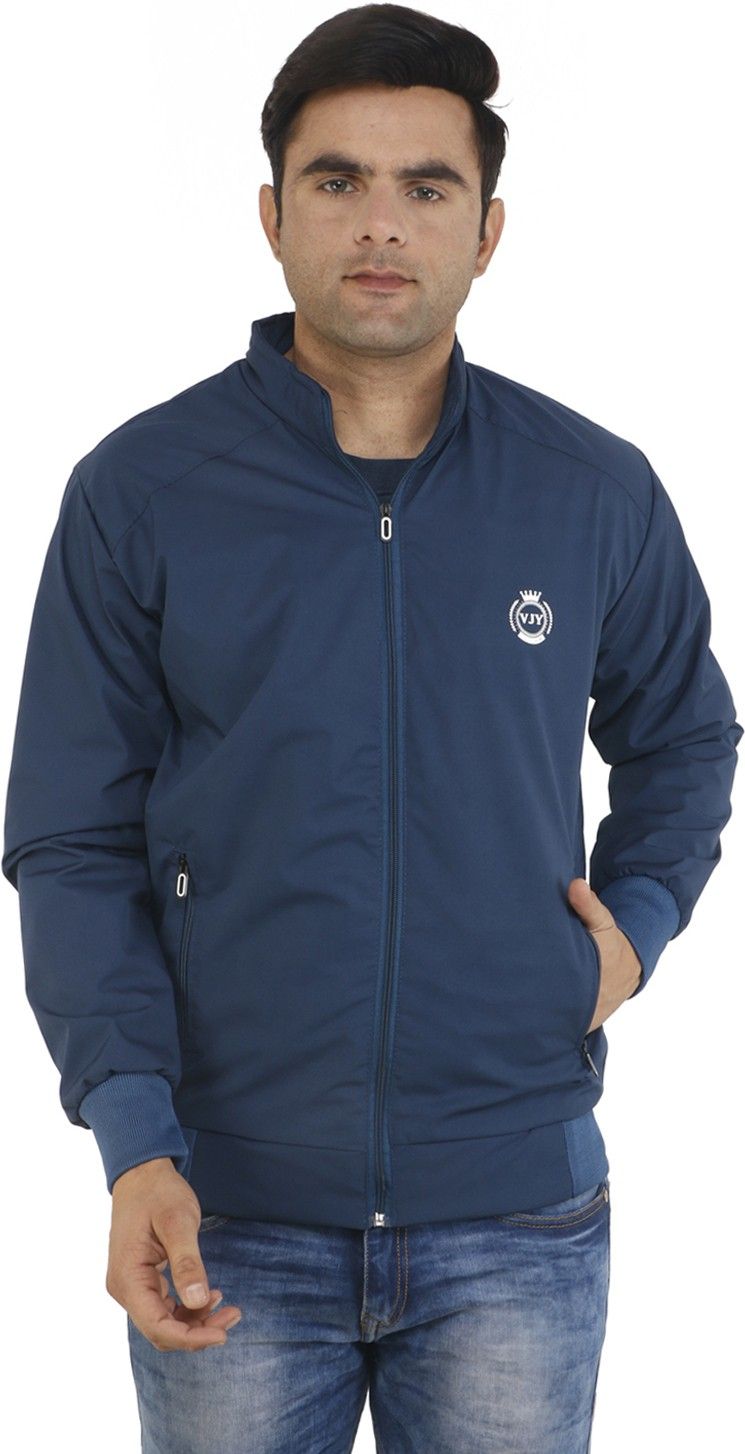 Vjy Solid Men Wind Cheater-picture-15