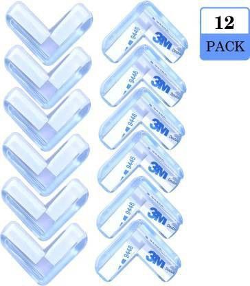 Baby safety proofing silicon Corner & edge guard protector for furniture 12 pcs-image-11