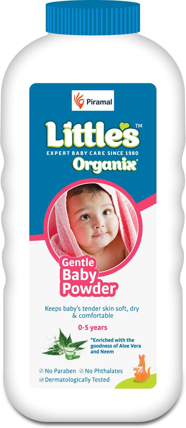 Organix Gentle Baby Powder, with Organic Ingredient (Aloe Vera and Neem extract)
