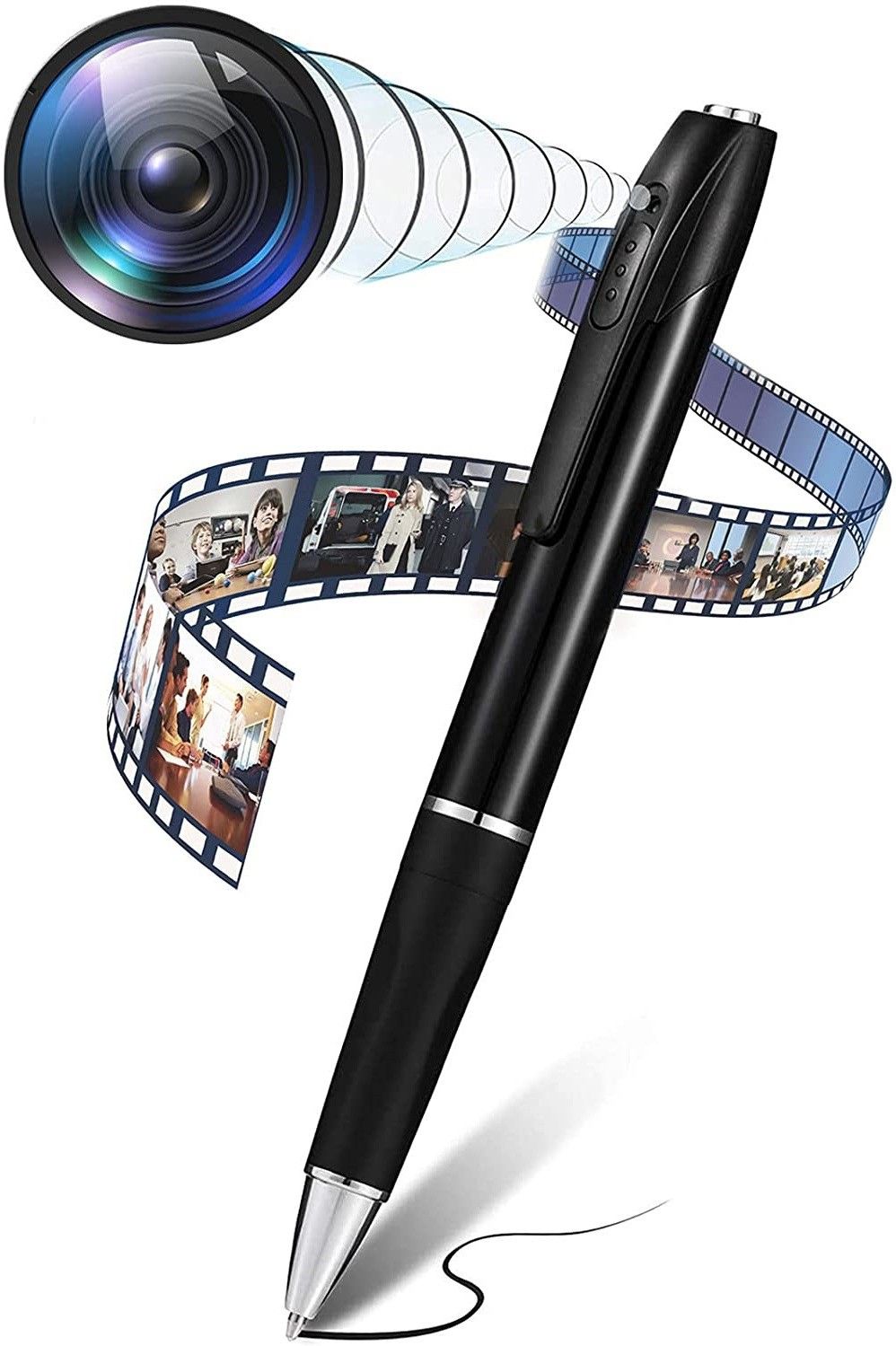 SIOVS Mini small Body PEN Nanny Camera 1080p Camera Full HD, Loop Recording Audio and Video Recorder Sports and Action Camera-picture-36