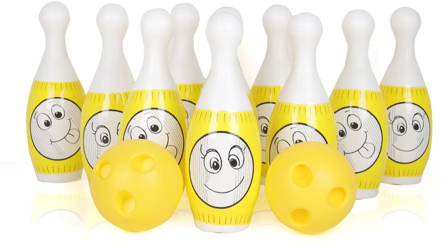Bowling Game for Kids 10 Pin 2 Balls Bowling Set for Kids Game Indoor Outdoor Sports Bowling Set