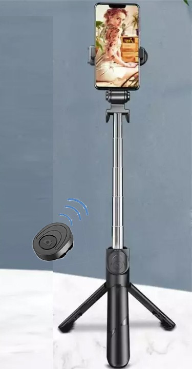 SOJUBA Tripod Stand Foldable, selfie stick, bluetooth shutter Gimbal,in mobile holder Tripod, Tripod Clamp, Tripod Kit, Monopod, Monopod Kit, Tripod Ball Head, Tripod Bracket image 1