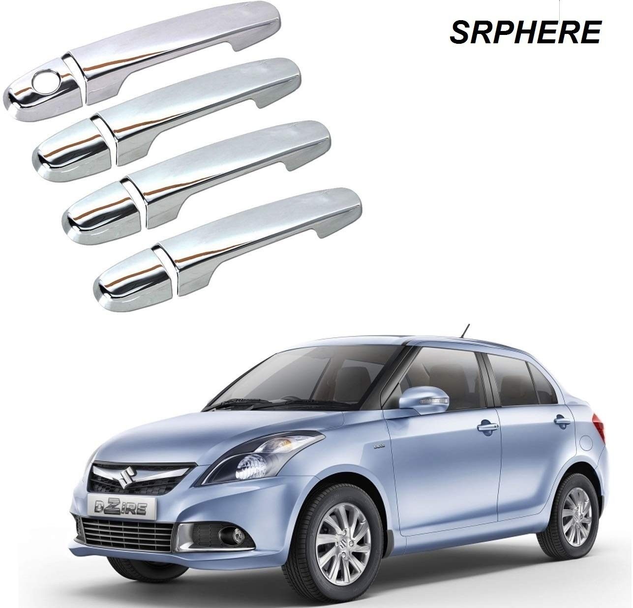 Handles Door Latch Cover Set of 4 Pcs for Maruti Suzuki Swift Dzire (2011-2018) Car Grab Handle Cover-image-22