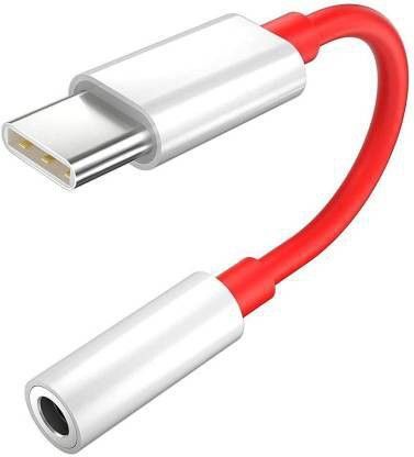 KARTCITY Red, White Red Type C to 3.5 mm Audio Jack Phone Converter Phone Converter