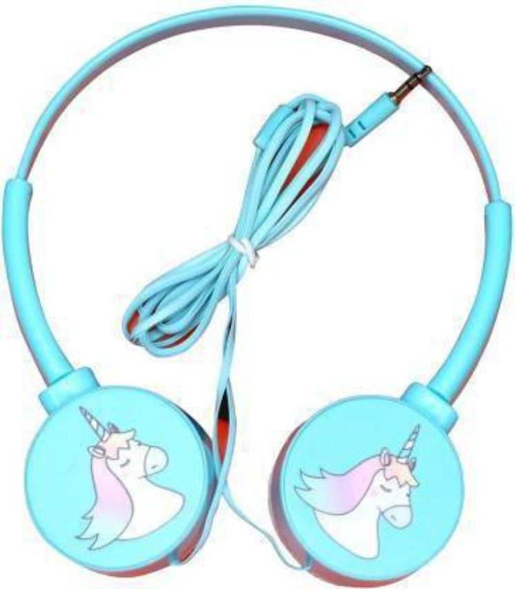 Tlismi Unicorn Blue Wired Headphone Smart Headphones-image-43