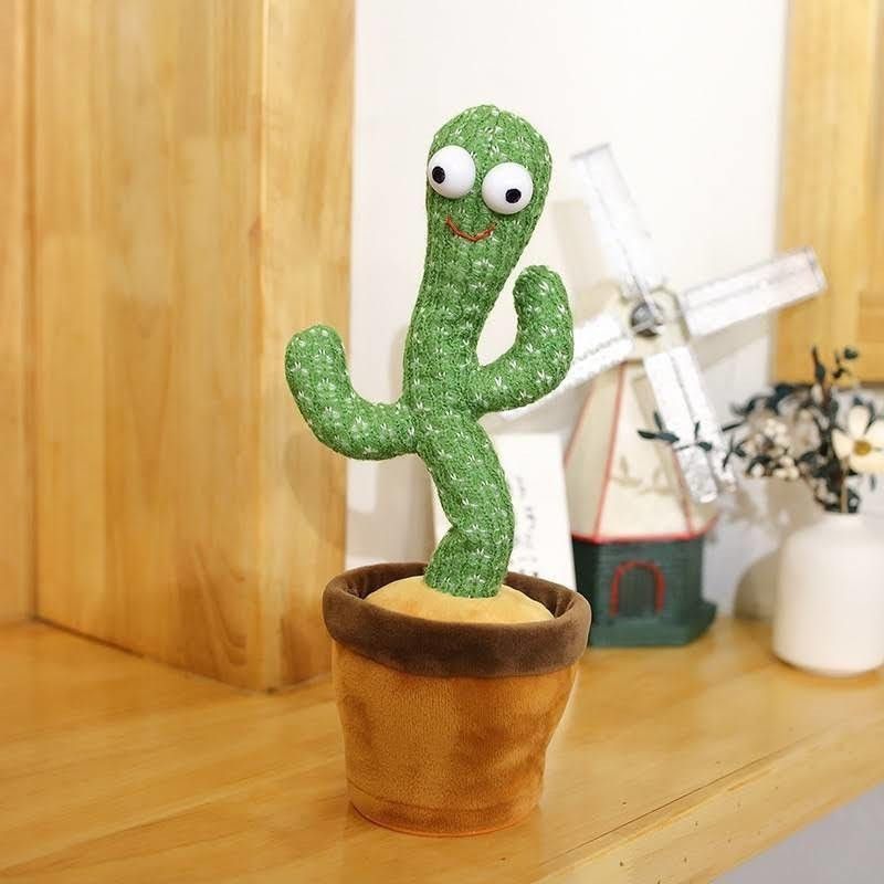 libra Cactus Toy,Mimicking Repeats What You Say and Sing Electronic Plush Educational Repeating Talking Toys Gift for Boy Girl Kids-picture-17