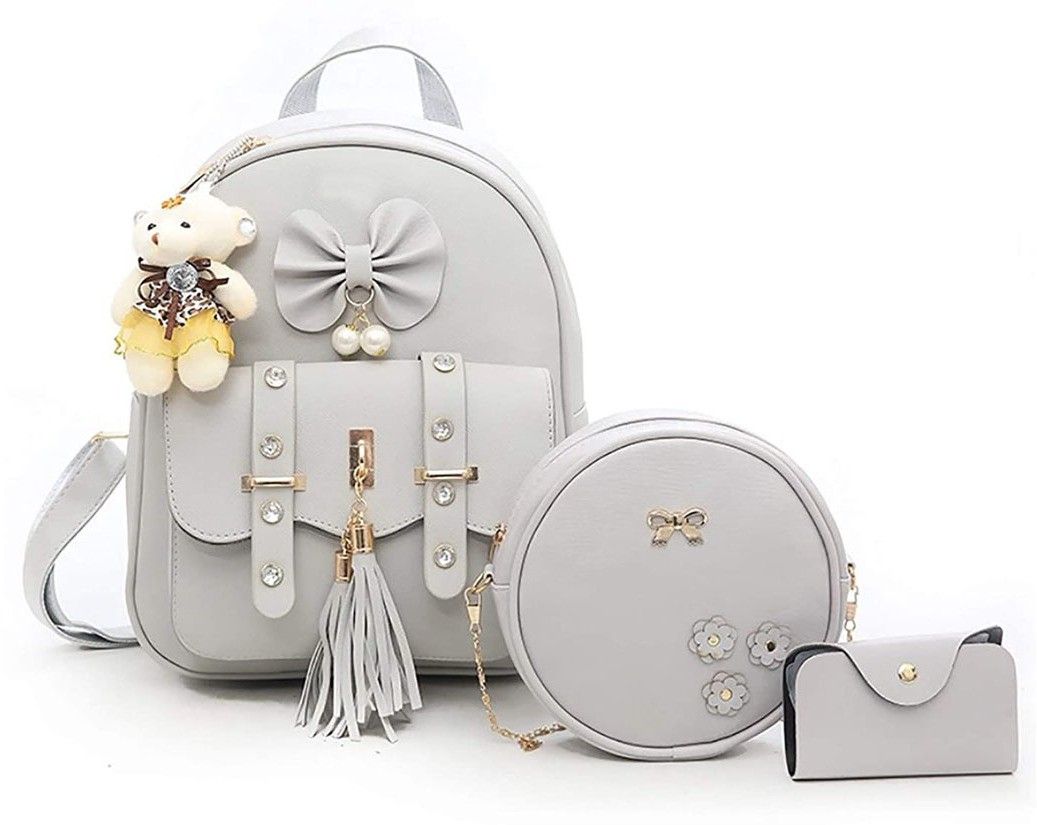 envato women backpack combo in Grey color Backpack-picture-19