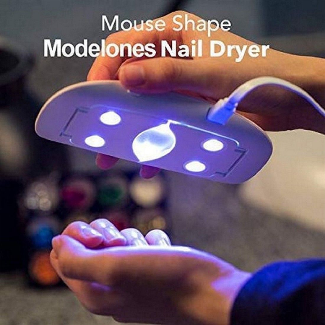 Mini USB UV Dryer Gel Nail Polish Art Curing LED Lamp 6W Portable Manicure Tool Nail Polish Dryer-image-19