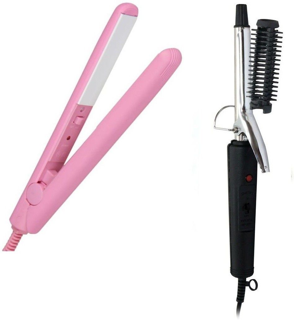ROMARO MINI Ceramic Plate Straightener NHC-471 Iron Rod Hair Curler (Multicolor) Personal Care Appliance Combo-image-28