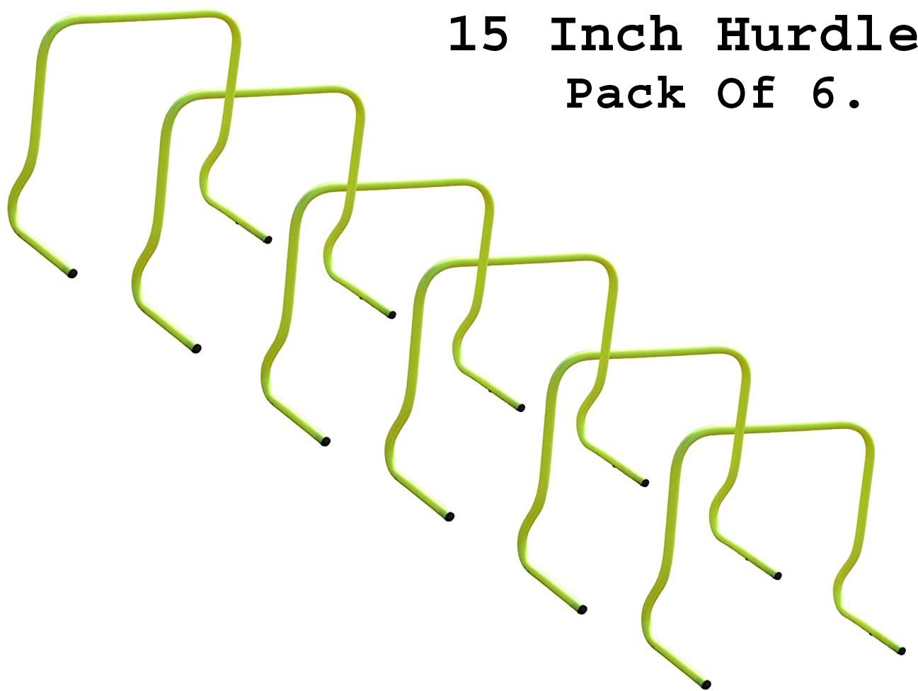 ymd Agility Hurdle 15 inch Set of 6 pcs | Football Speed Hurdle for Running PVC Speed Hurdles-picture-14