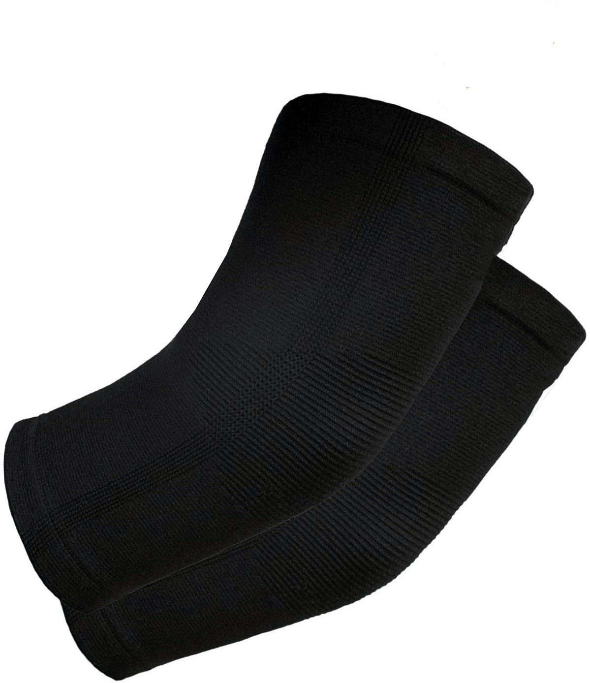 Compression Socks & Elbow Support Guard, Elbow Sleeves Band, Pair, Black, Large Elbow Support-image-22