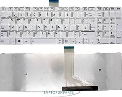 TechSonic Compatible Satellite C50 C50D C50-A C50-B C55 Laptop Keyboard Replacement Key image 1