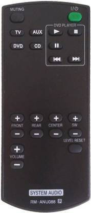 Cezo RM-ANU088 Compatible For Home Theater System Remote Controller Remote Controller (Black) Sony Remote Controller image 1