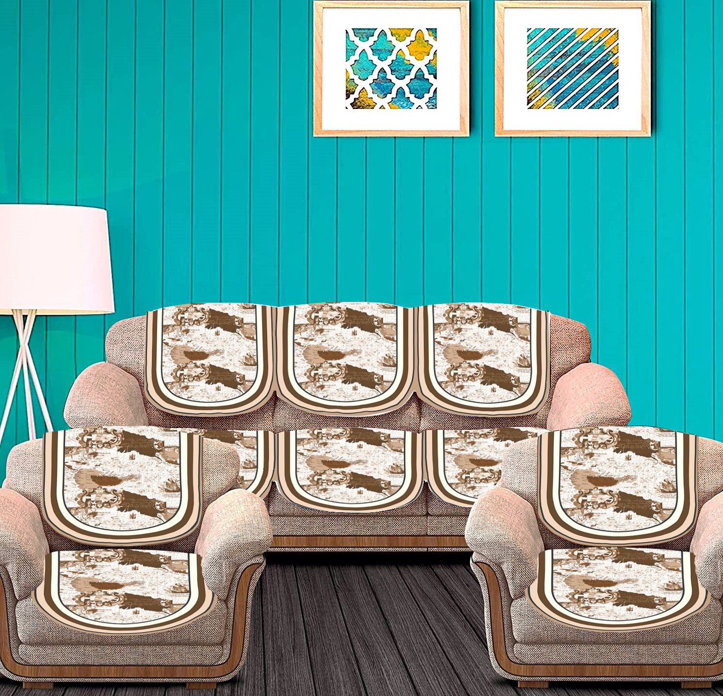 sparrow world Digital Printed Sofa Covers Sofa Fabric-picture-12