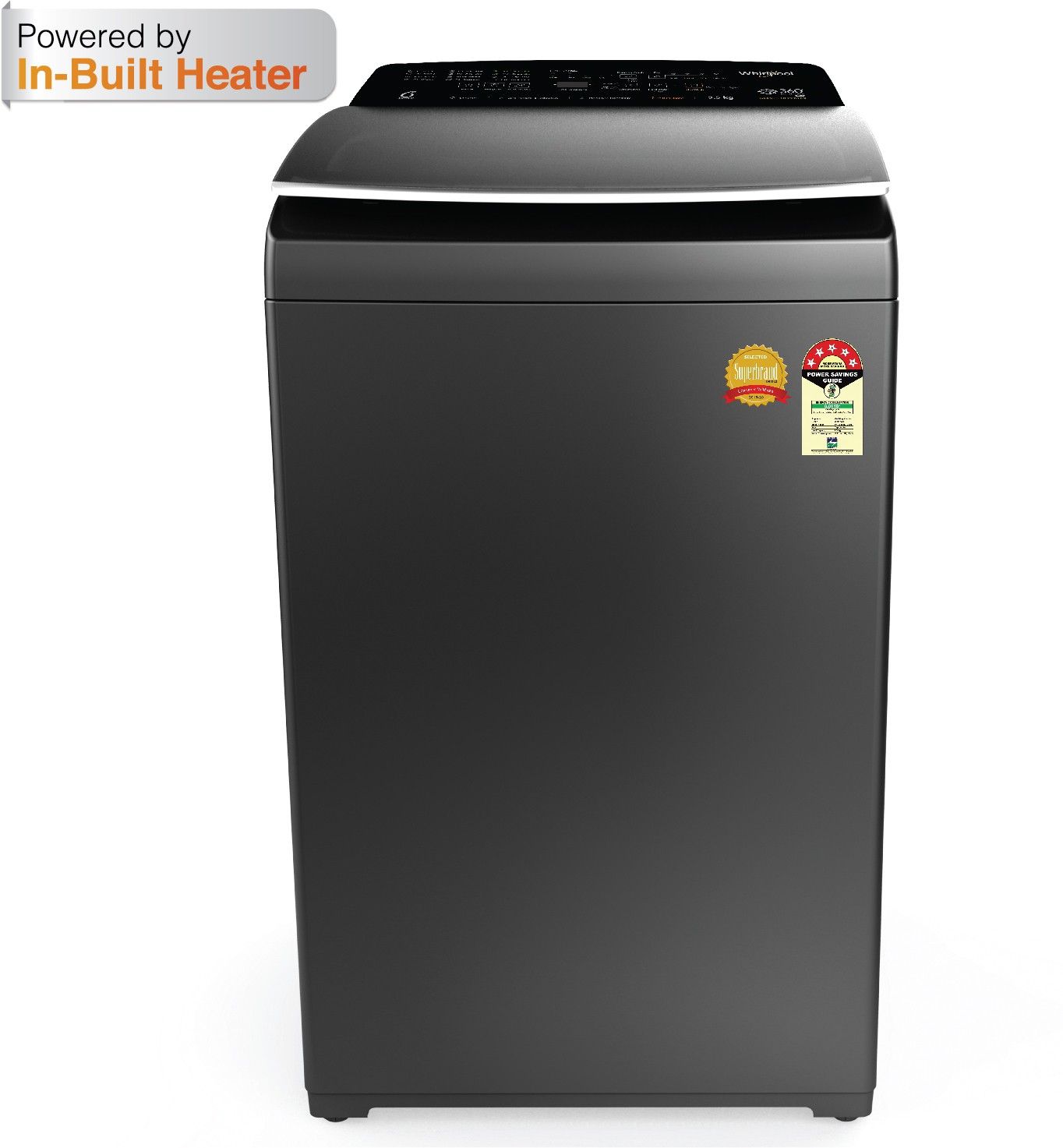 whirlpool 9.5 kg 5 Star,With Hard water wash Fully Automatic Top Load with In-built Heater Grey-picture-15