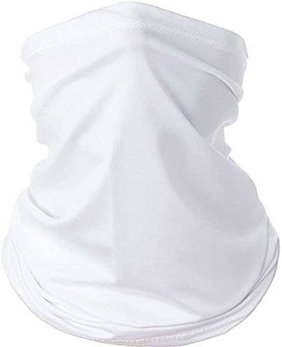 White Full Face mask Cover (Cycling, Biking, Running,Sports for Men's & Women's Elevation Training Mask