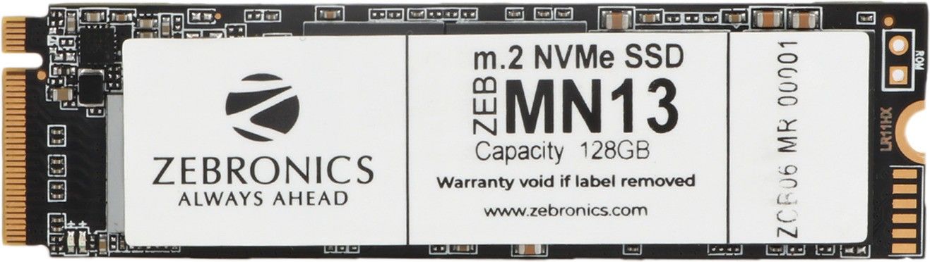 ZEBRONICS SSD 128 GB All in One PC's, Desktop, Laptop Black PCIe NVMe Internal Solid State Drive (SSD) (ZEB MN13)