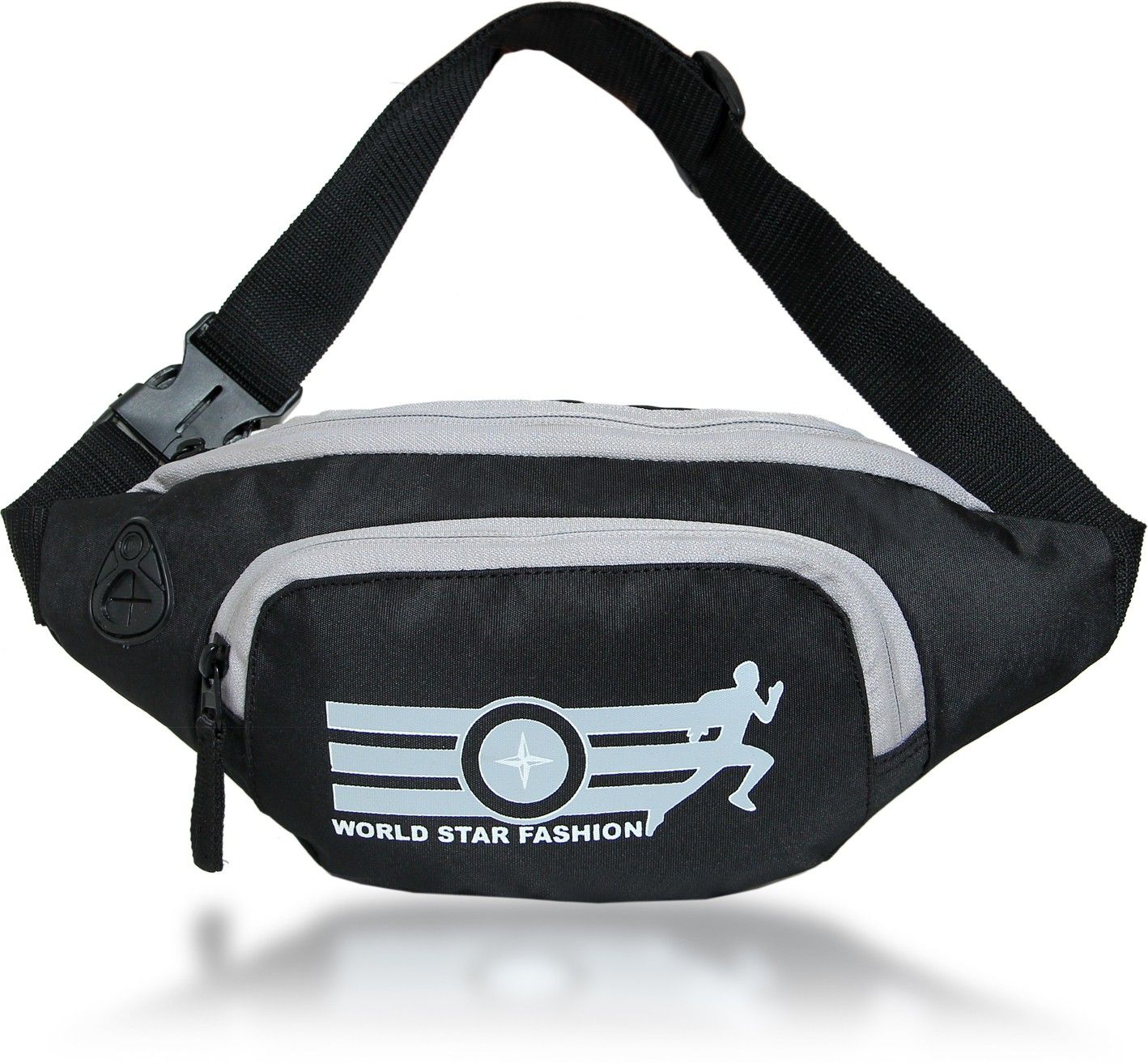 Worldstar Waist Bag Style Travel Pouch Passport Holder with Adjustable Strap [black ] Handy Hiking Zip Pouch Document Money Phone Belt Sport Bag-image-39