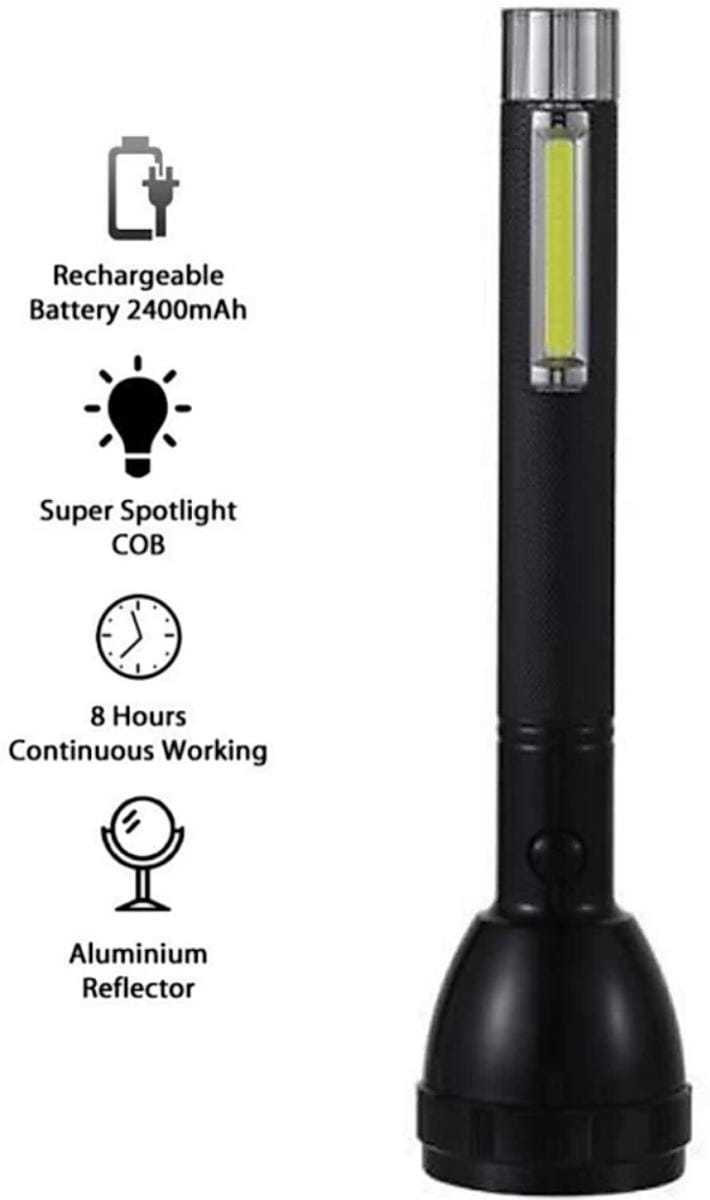 rock light VR BRIGHT LITE HASRU TORCH WITH EMERGENCY LIGHT 1500 METER LONG FOCUS 7 hrs Torch Emergency Light image 1