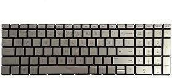 TechSonic 15-CX 15-CN 15-CR 15-SC 15Q-DS (Silver) Backlite Laptop Keyboard Replacement Key image 1