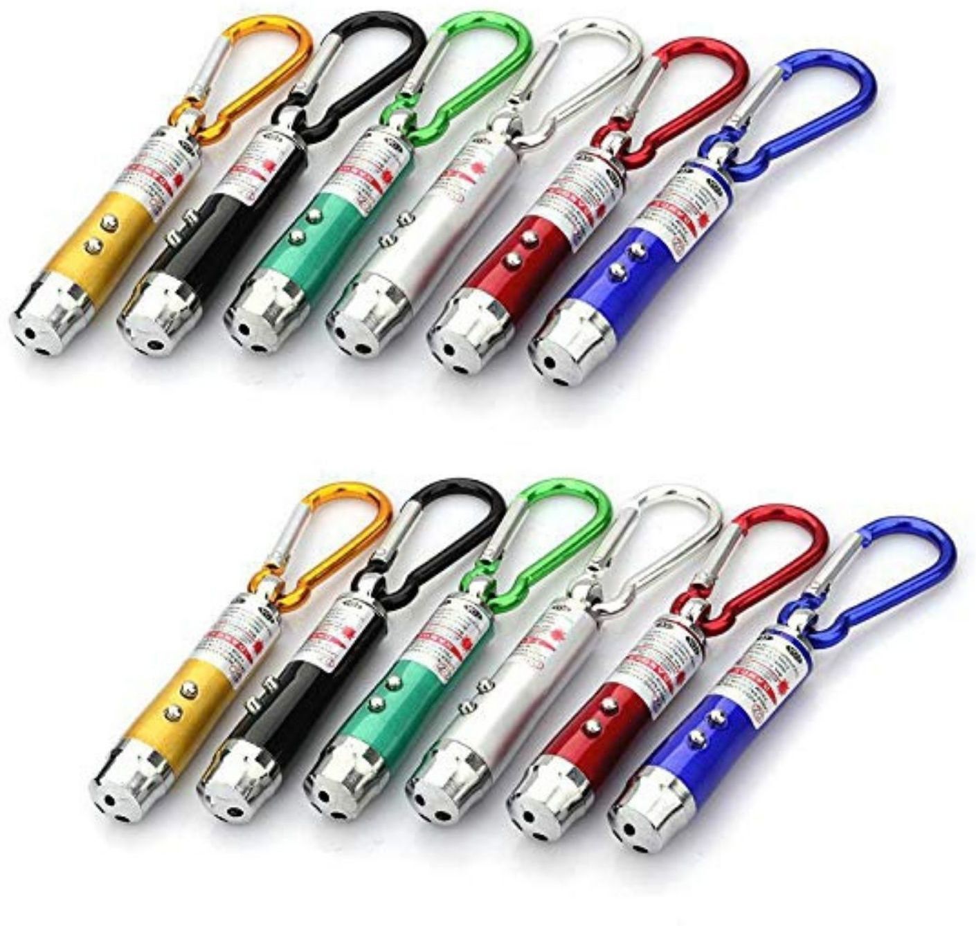 Sloies LED Flashlight + Torch Keychain + Laser Pointer with 3 Button Size Cell 650mm-picture-40