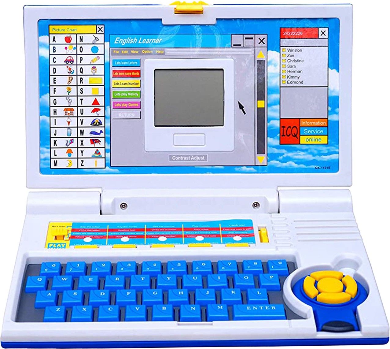 Kids Educational Learning Laptop Toy with Mouse 20 Fun Activity Learning Machine
