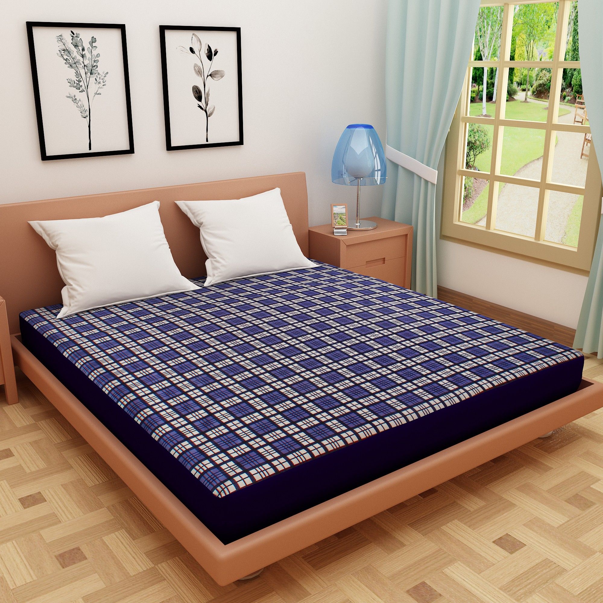Dream Care King Size Fitted Terry Cotton Breathable, Stretchable, Waterproof Mattress Cover-image-39