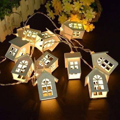 cosky 14 LEDs 3.5 m Yellow Flickering Hut Rice Lights-picture-23