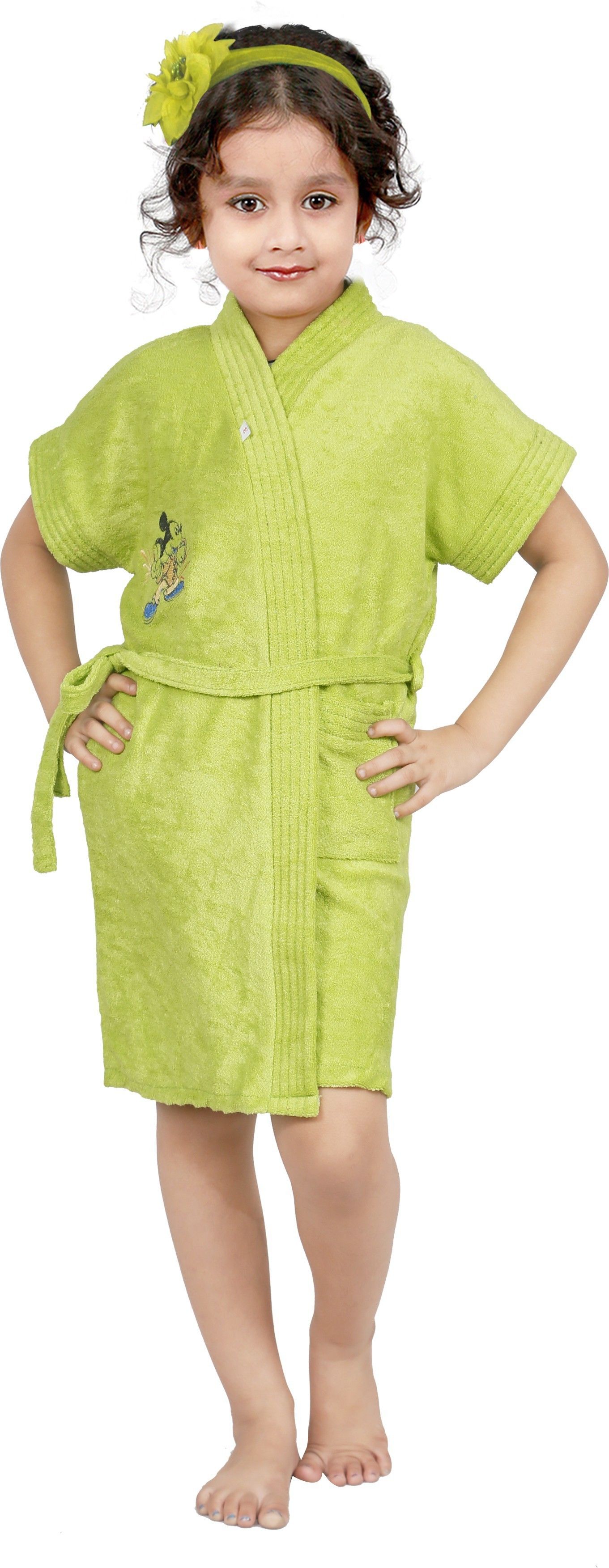 Light Green XXL Bath Robe-image-4
