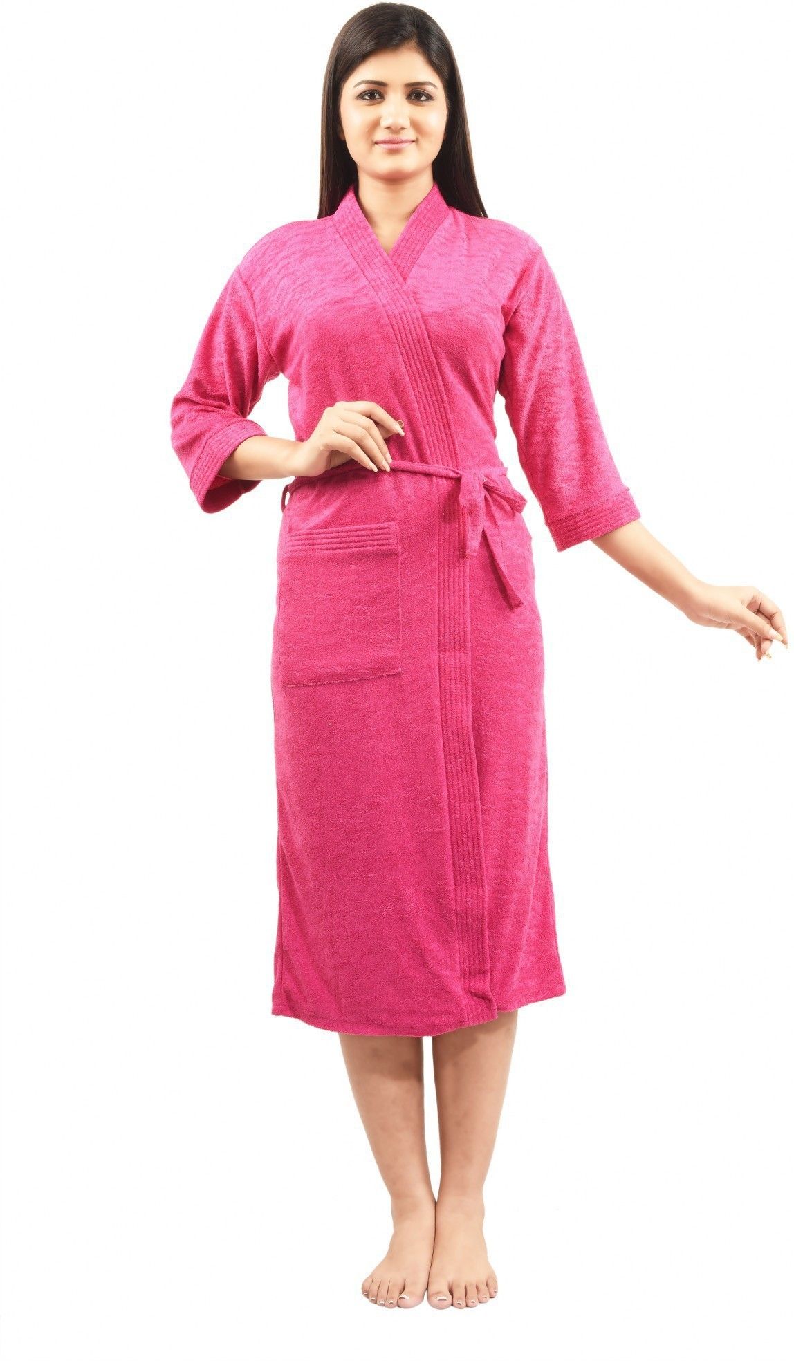 feelblue Rani Free Size Bath Robe-picture-15