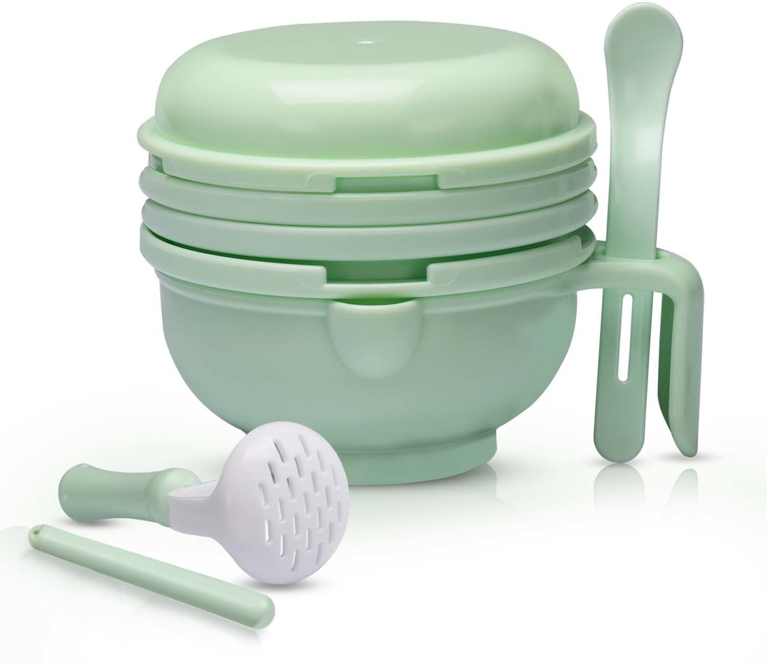 9 in 1 Baby Food Mill Grinding Bowl Grinder Processor, with Multifunction Mash