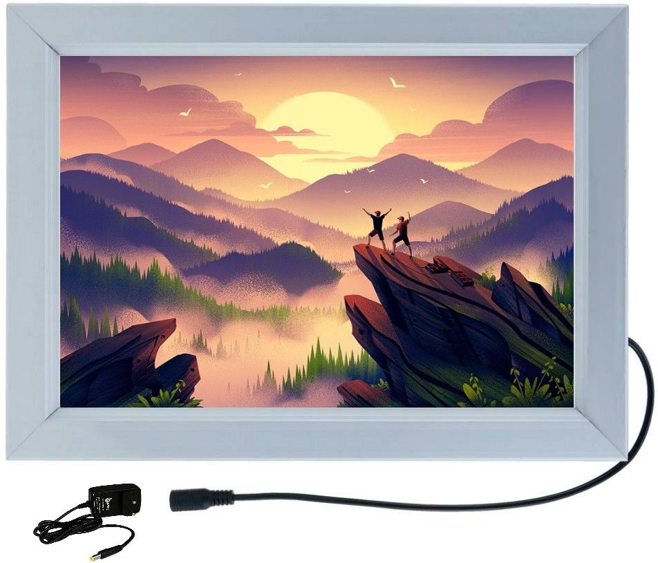designing hub LED FRAME PAINTING WITH SUN RISE 27 17 inch ELECTRONIC-picture-25