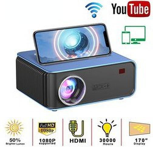 TOTAL LIMITED STOCK BEST QUALITY LED Video Projector for Children TV Movie, Party Game (1500 lm) Portable Projector-image-23