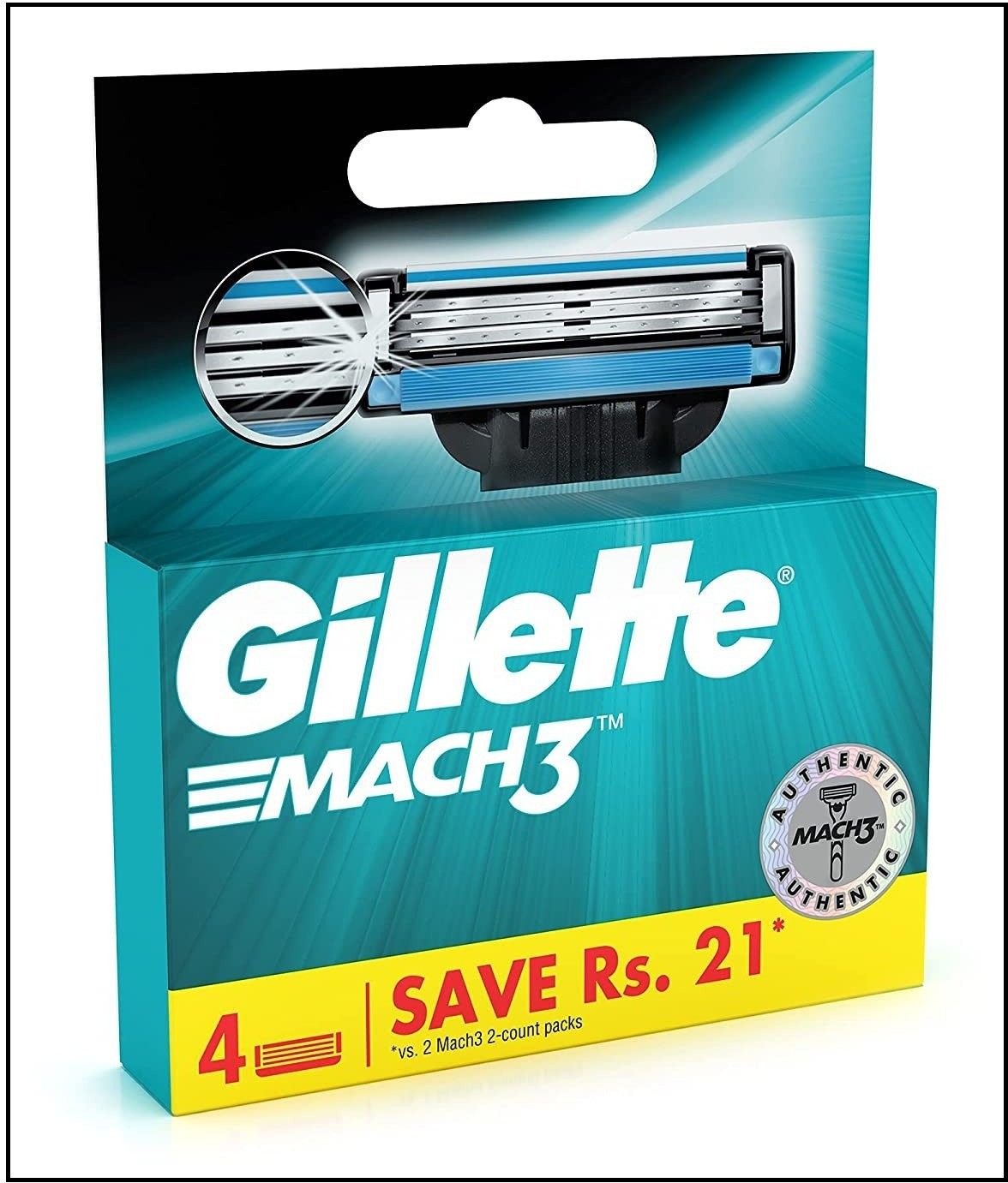 Mach3 4 Cartridges Razor - pc 1, Men-image-36