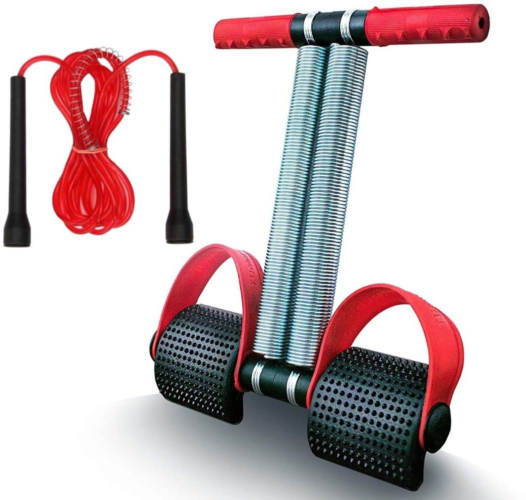 Double Spring tummy Trimmer With Skipping rope Ab Exerciser-image-39