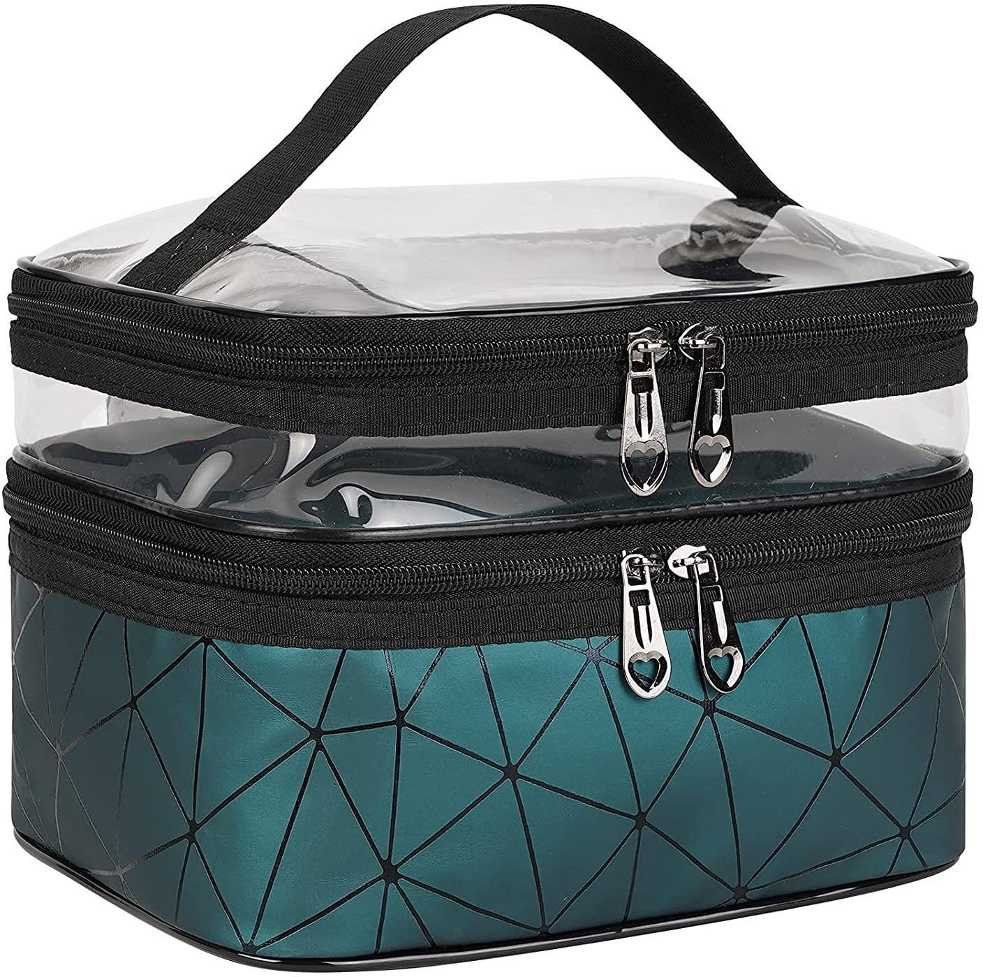 Women Green Cosmetic Bag-image-32