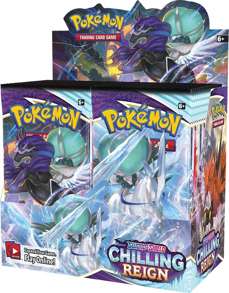 craveon Poke-Mon 36 Booster Sword & Shield Chilling Reign Playing Card Booster Pack-picture-26
