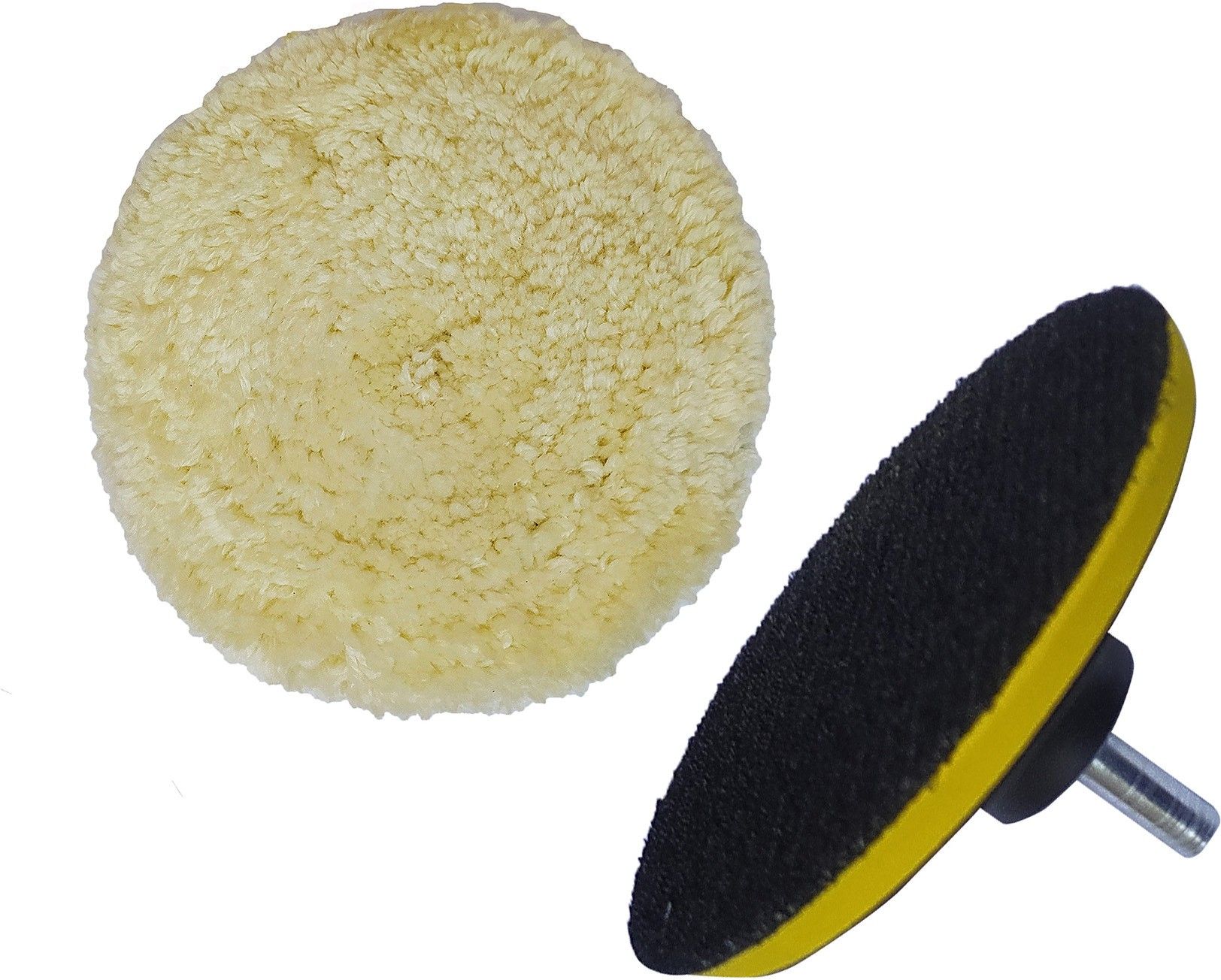 7inch Wool pad and 7inch Backing pad with Bolt (Pack of 3) with M14 adaptor Vehicle Polisher-image-48