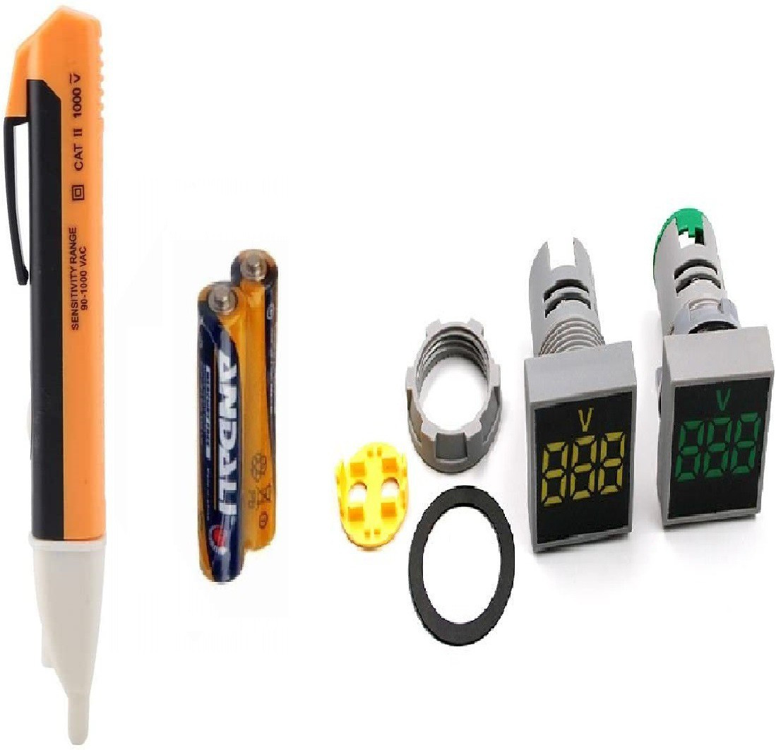 gadariya king Electric Voltage Detector Sensor Tester Pen LED Light Digital Voltage Tester image 1