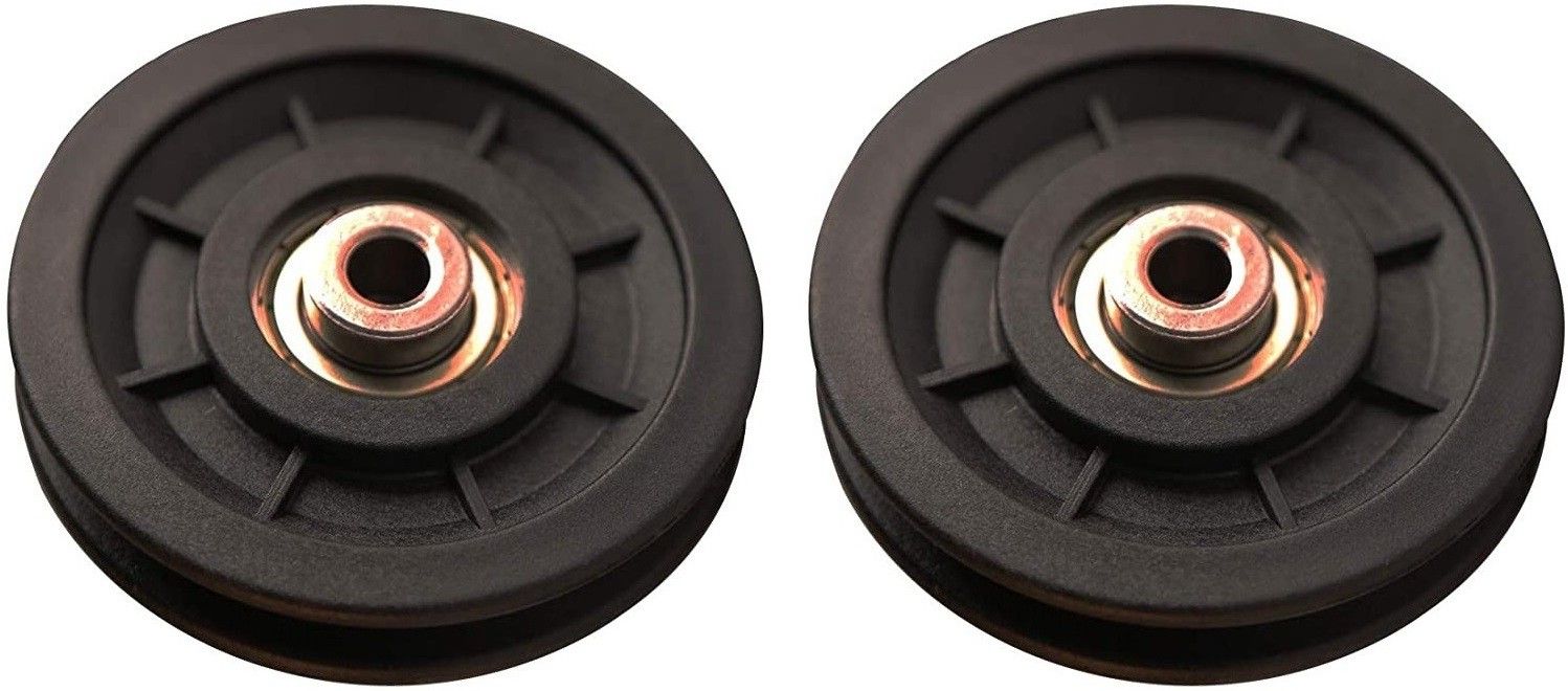 2 Pcs Bearing Pulley Wheel Replace for Gym Equipment Part Cable Merchine Climbing Pulley