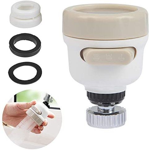 Plastic Silicone Water Saver 360 Rotating Splash Proof Sprinkler Faucet Faucet Nozzle-image-44