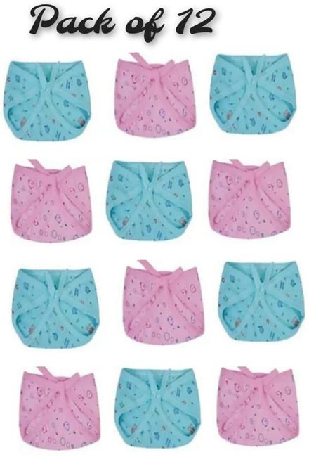 meeowmee Double layer printed baby triangle shape langot/ nappies/ for new born baby image 1