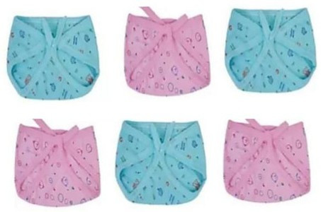 meeowmee Double layer printed baby triangle shape langot/ nappies/ for new born baby image 1